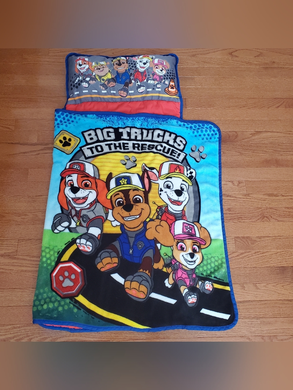 Paw Patrol Nap Mat Portable Sleeping Sack School Daycare Toddler